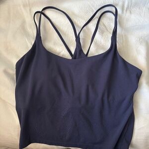 Fabletics Principal Built-In Bra Tank Navy M